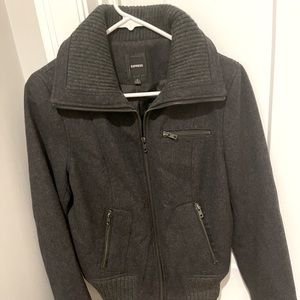 Women’s Express wool bomber jacket sz small